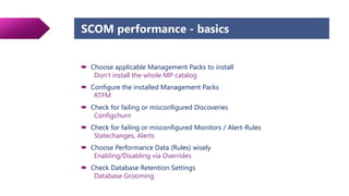 Scom Slideshow Examples SCOM Tips and Tricks | PPTX