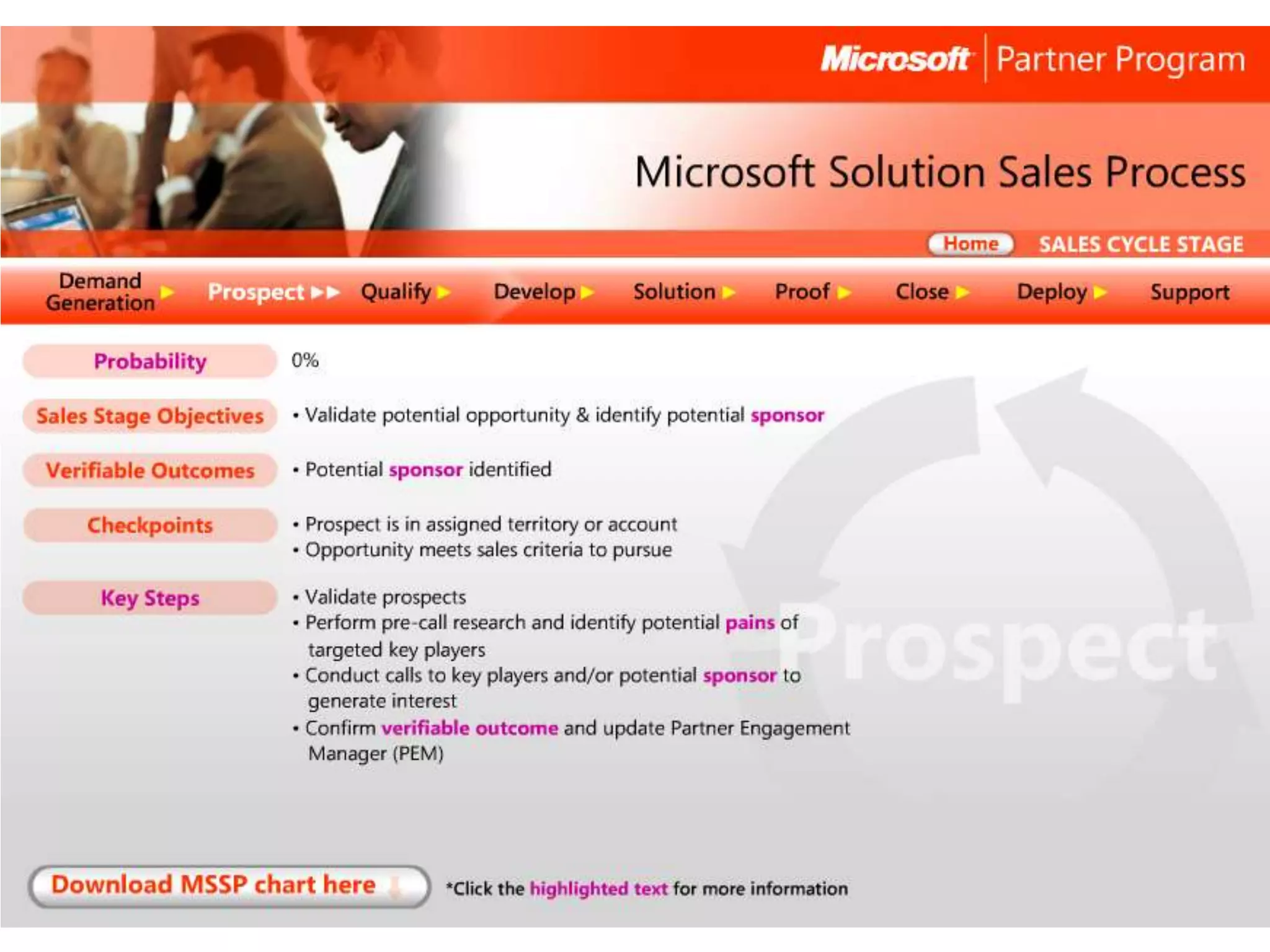 Microsoft Solution Sales Process