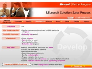 Microsoft Solution Sales Process