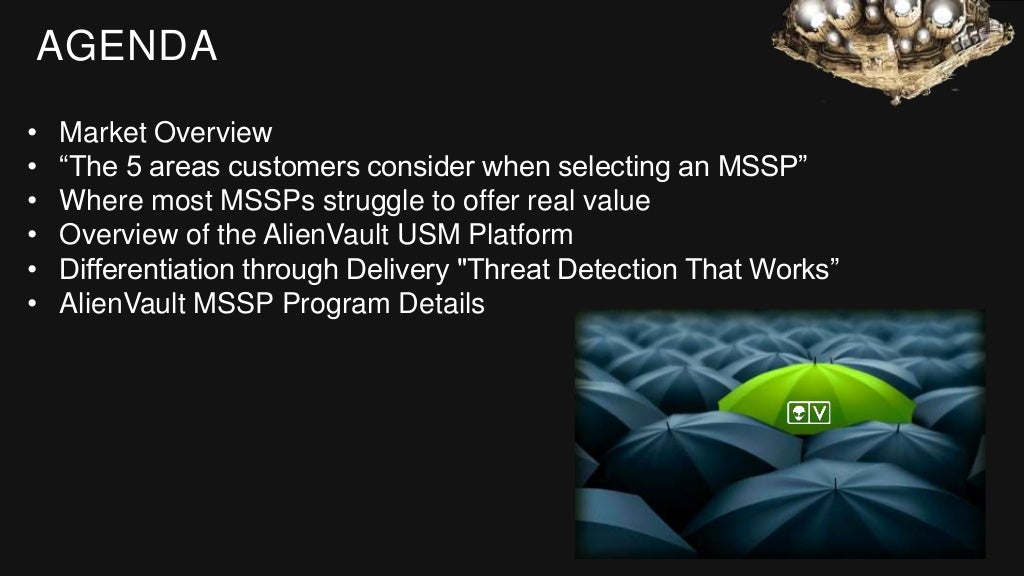 AlienVault MSSP Overview - A Different Approach to Security for MSSP's