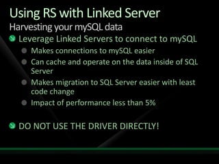 Ms Sql Business Inteligence With My Sql