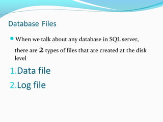 Ms sql server architecture | PPT | Operating Systems | Computer ...