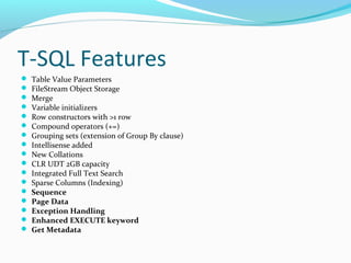 Ms sql server architecture | PPT