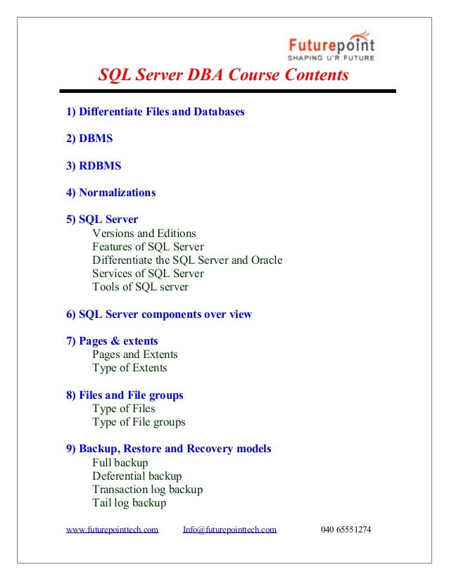 ... SQL Online Training and Placement - Learn PL SQL Course Online From