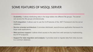 MSSQL SERVER | PPT