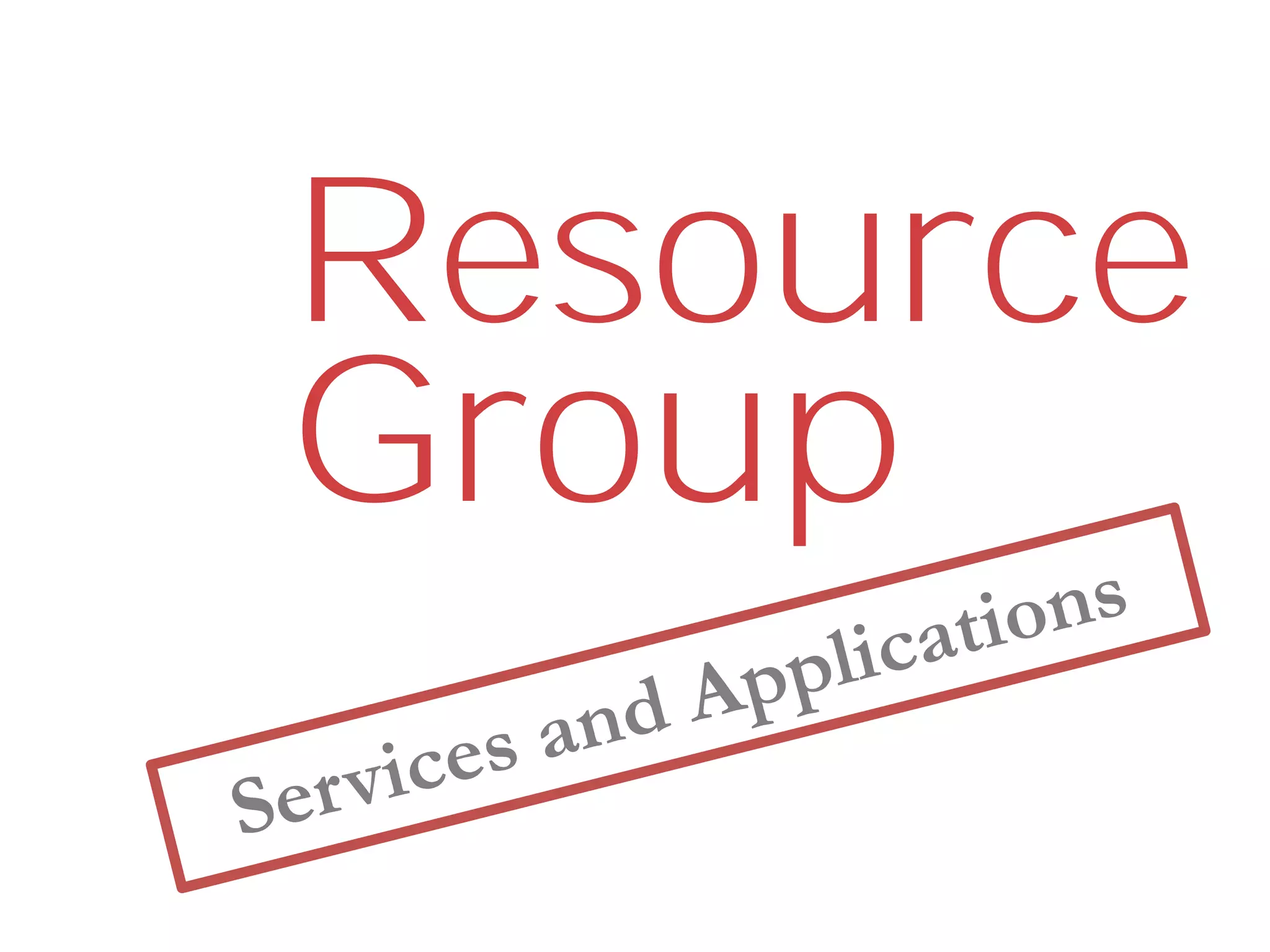 Group
Resource
 