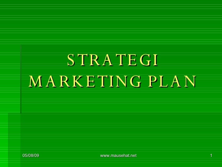 Strategi Marketing Plan Oxy 2009