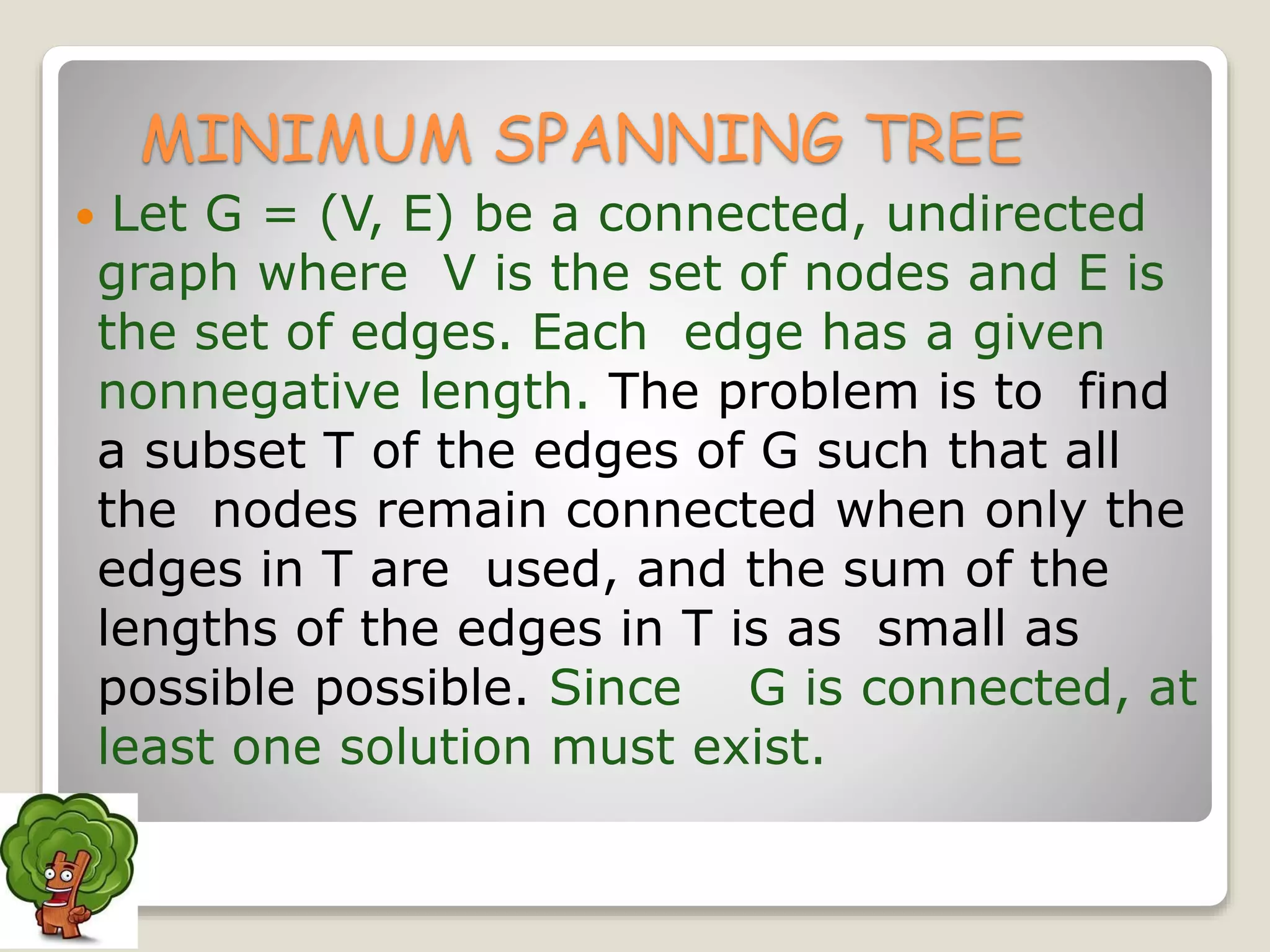 Minimum Spanning Tree | PPT