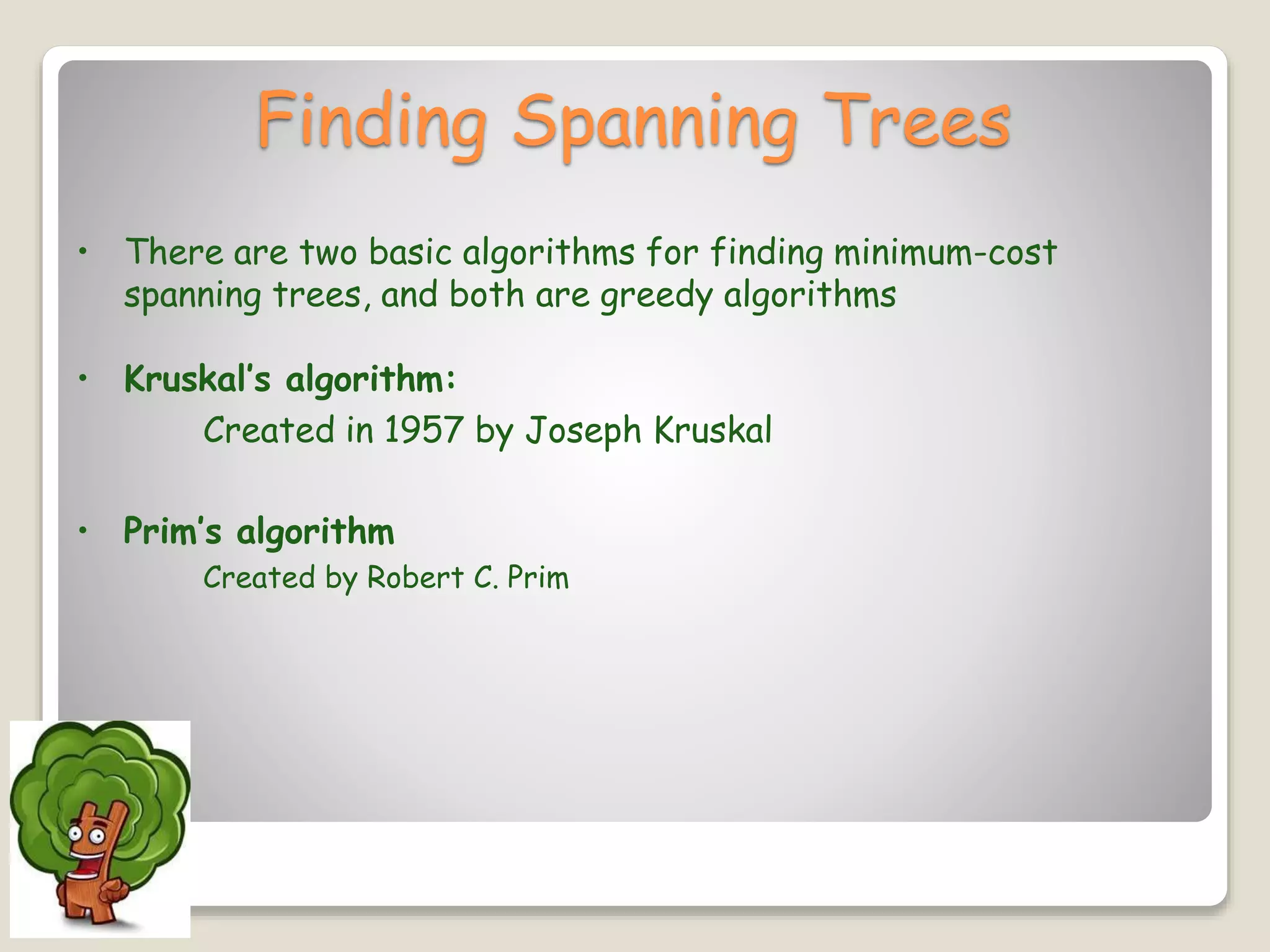 Minimum Spanning Tree | PPT