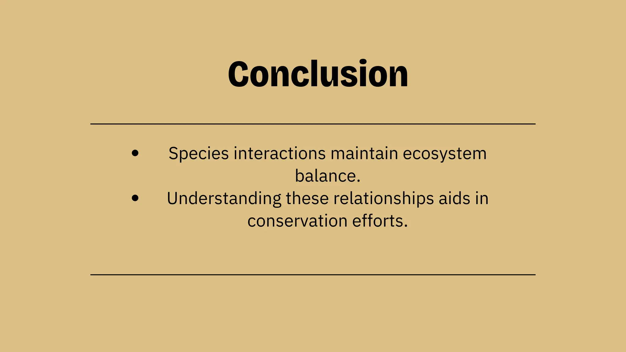 UNDERSTANDING BIOLOGICAL COMMUNITIES AND SPECIES INTERACTIONS | PDF