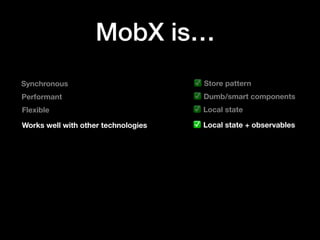 Smarter State Management with MobX State Tree | PDF