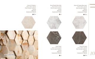 Ávola 3D Grigio
14,5 x 14,5 x 1,8 cm
Área da peça 0,018 m2
702153
Mármore
Acabamento Natural
Ávola 3D Clássico
14,5 x 14,5 x 1,8 cm
Área da peça 0,018 m2
702146
Mármore
Acabamento Natural
Ávola 3D Piguês Macchiato
14,5 x 14,5 x 1,8 cm
Área da peça 0,018 m2
702145
Mármore
Acabamento Polido
Ávola Piguês Macchiato
14,5 x 14,5 x 1,5 cm
Área da peça 0,018 m2
702142
Mármore
Acabamento Polido
Ávola Grigio
14,5 x 14,5 x 1,5 cm
Área da peça 0,018 m2
702143
Mármore
Acabamento Natural
//reserve
//première
//ávola 3D ônix nube 10
 