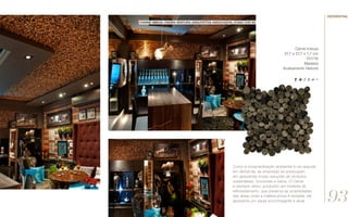 Cerne Imbuia
27,7 x 27,7 x 1,7 cm
701716
Madeira
Acabamento Natural
Como a conscientização ambiental é um assunto
em demanda, as empresas se preocupam
em apresentar novas soluções de produtos
sustentáveis, funcionais e belos. O Cerne
é exemplo disso: produzido em madeira de
reflorestamento, que preserva as propriedades
das áreas onde a matéria-prima é extraída, ele
apresenta um visual aconchegante e atual.
//cerne imbuia //nardi ventura arquitetos associados //casa cor sc
93
//essential
 