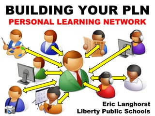 Eric Langhorst
Liberty Public Schools
BUILDING YOUR PLN
PERSONAL LEARNING NETWORK
 