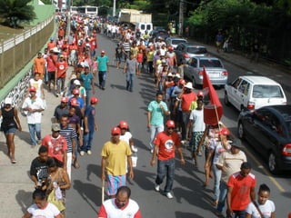 Marcha MST em Salvador, BA