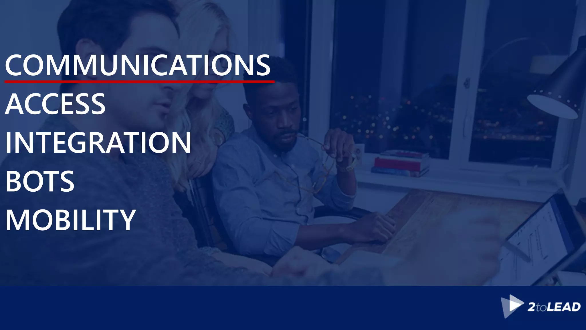 Enable users to respond when they can
ASYNC COMMUNICATION
 