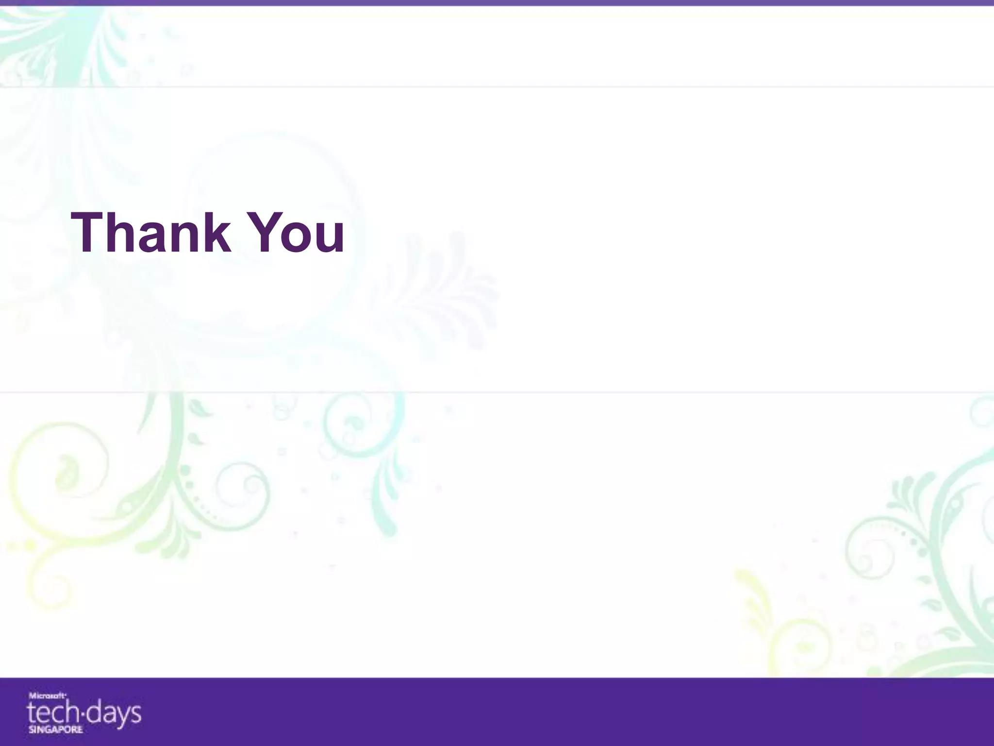 Thank You
 