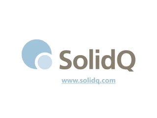 Máster en BI certificado por SolidQ