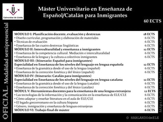  Planificación y Evaluación Docentes 					5 ECTS