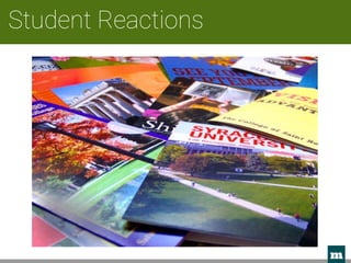 m 
Student Reactions
 