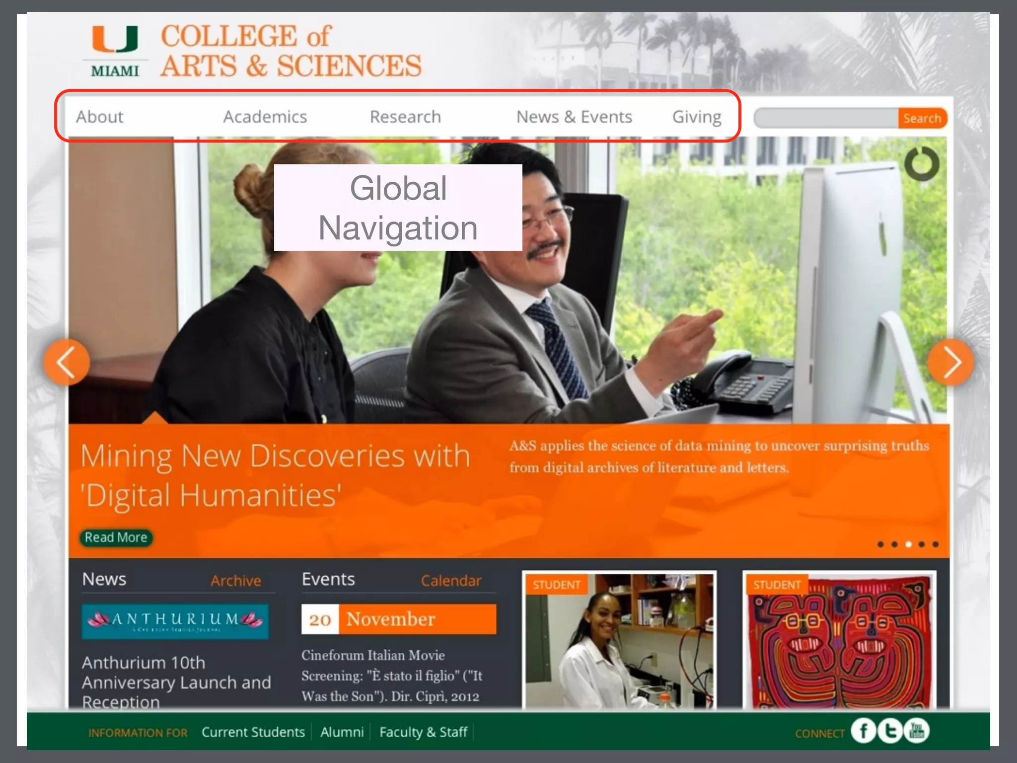 Global 
Navigation
 