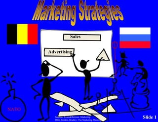 Marketing Strategies NATO Sources: Evans&Berman :Marketing Dibb, Simkin, Bradley: The Marketing Planning Advertising Sales 