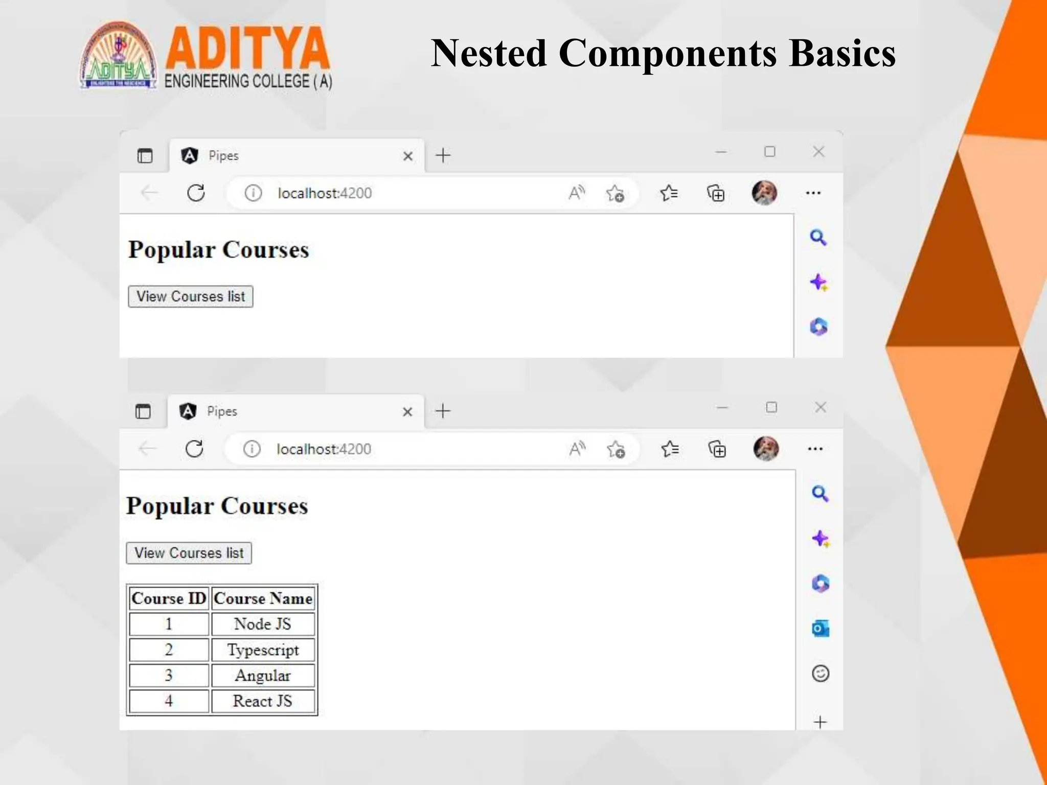 Nested Components Basics
 