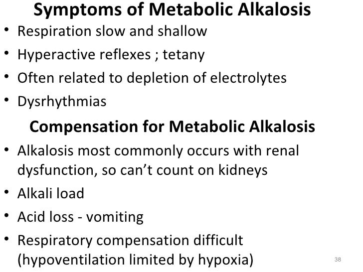 Acid base imbalance in medicine
