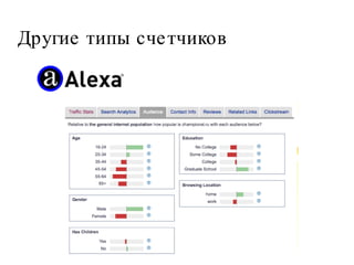 Другие типы счетчиков 