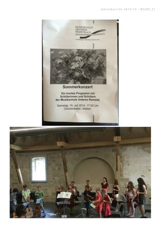 J a h r e s b e r i c h t 2 0 1 3 / 1 4 - M S U R | 2 7
 