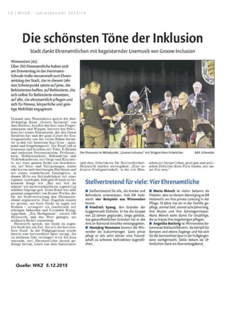 Quelle: WKZ 5.12.2015
1 0 | M S U R - J a h r e s b e r i c h t 2 0 1 5 / 1 6 07.12.15 13:10Bildausgabe
Seite 1 von 1http://epaper.zvw.de/digiPaper/servlet/picturepageservlet?picture…1971673page=677209text=6582542showtext=trueshowpicture=false
Dieses Bild ist urheberrechtlich geschützt.
Quelle für Artikeltextdarstellung: Artikeltext oder Artikel- und Ganzseitendarstellung.
Quelle: Zeitungsverlag Waiblingen | Winnender Zeitung | Nr.282 | Samstag, den 05. Dezember 2015 | Seite 10
 