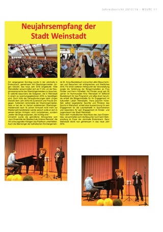 J a h r e s b e r i c h t 2 0 1 5 / 1 6 - M S U R | 1 1
 