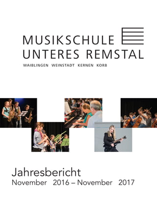 Jahresbericht
November 2016 – November 2017
 
