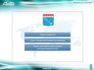 Решения для госсектора
 