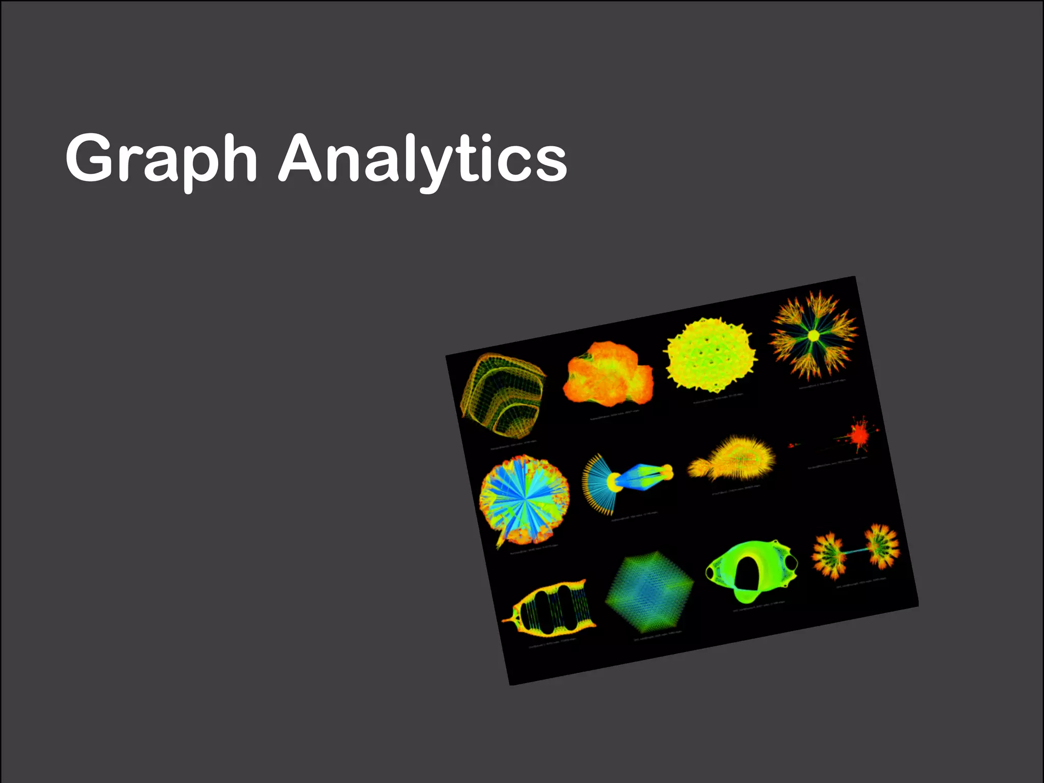 Graph Analytics
 