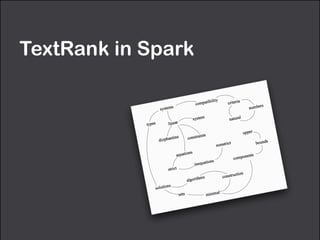 TextRank in Spark
 