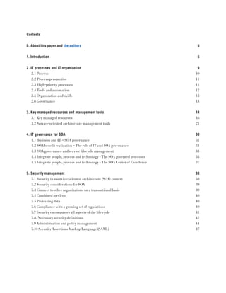 Challenges and recommendations to control an SOA operating environment ...