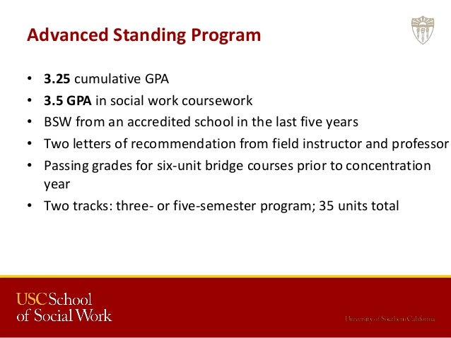 msw usc field placement webinar usc letter of recommendation