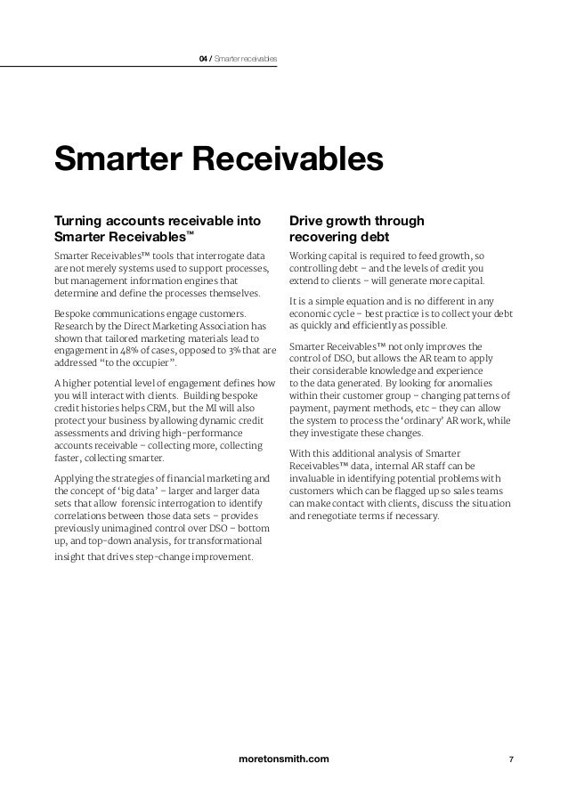 Essay on receivables image