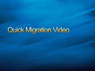 Virtualization and High-AvailabilityTraditional Non-Virtualized EnvironmentDowntime is bad, but affects only one workloadVirtualized EnvironmentValue of the physical server goes upDowntime is far worse because multiple workloads are affectedVirtualization and High-Availability Go Hand in Hand