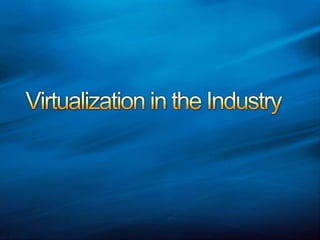 Virtualization in the Industry