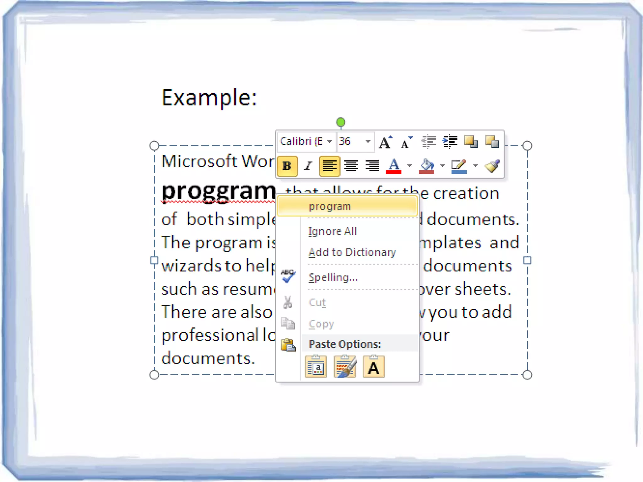 Microsoft word ppt presentation | PPT