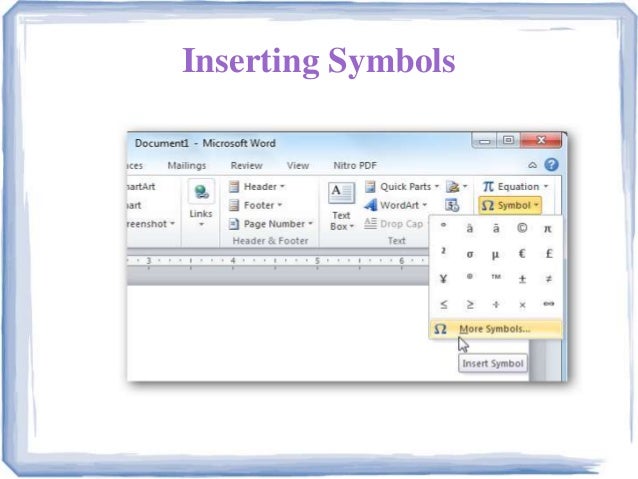 microsoft word presentations