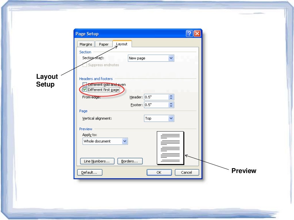 what are presentation in ms word