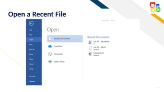 Open Recent File Word Microsoft Word is a powerful word processing software that allows users ...