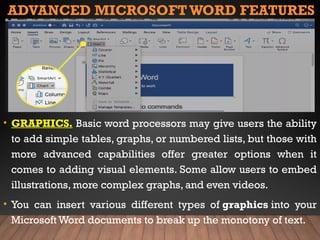 Word Function Graphics. Modern Microsoft Word_Parts_Components_Features.pptx