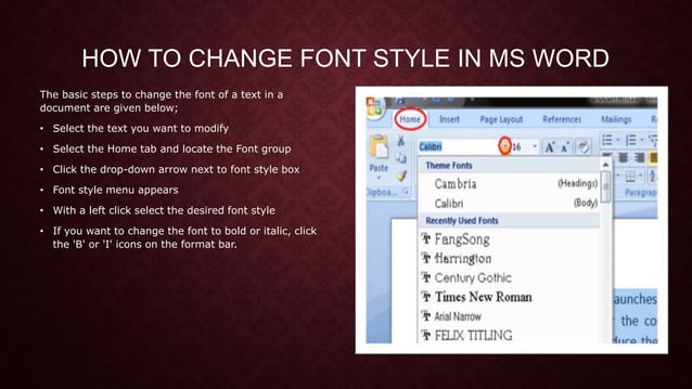 Ms Word Module 2 Ppt