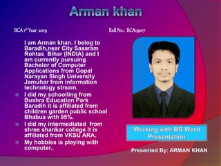 Ms word 2007 PPT | PPTX