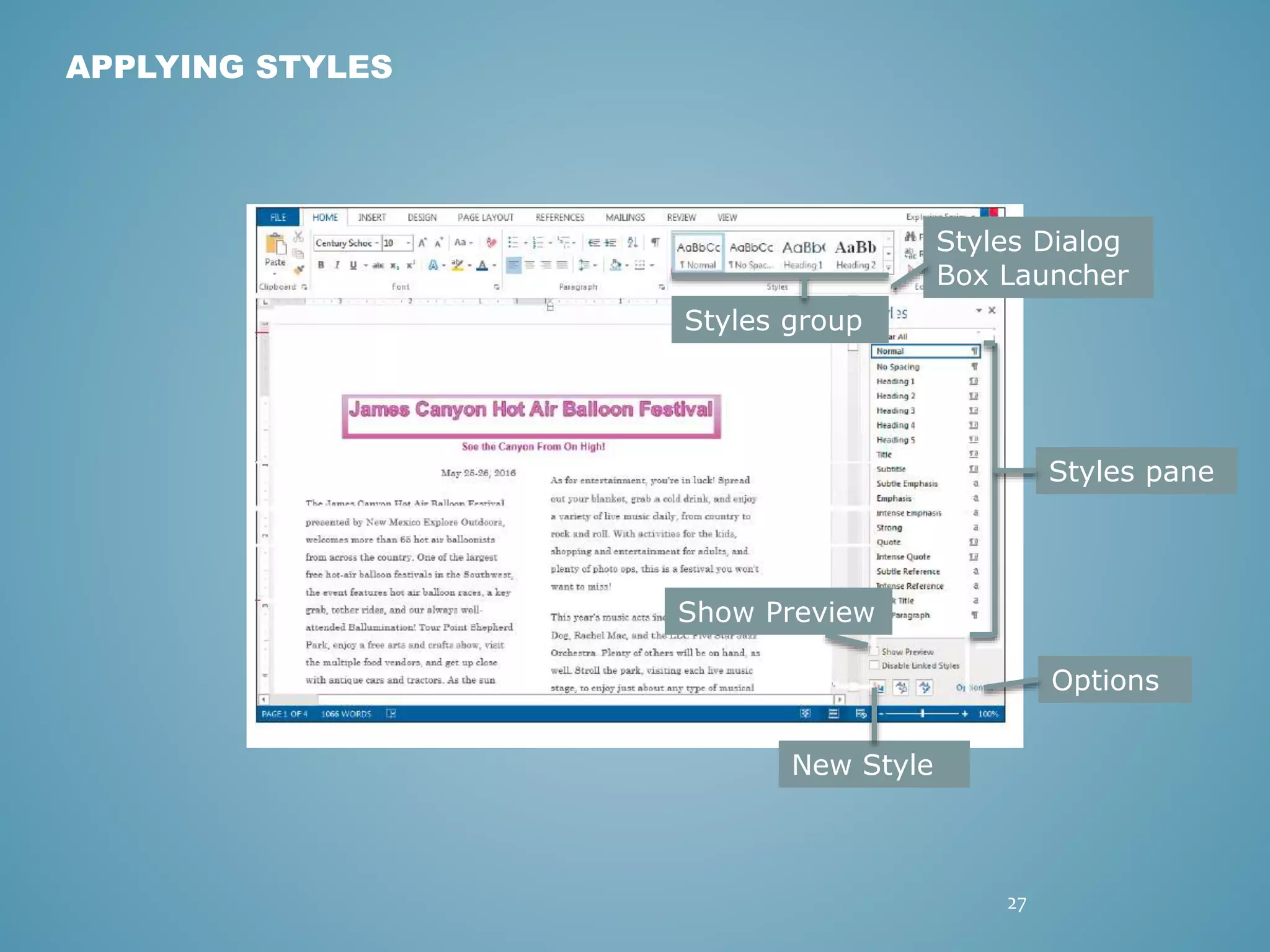 Ms word 2013 | PPTX