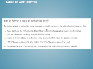 52 
TABLE OF AUTHORITIES 
 